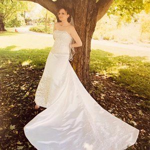 White Signature Designer Wedding Gown